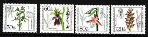 Germany-Sc#9NB216-19-unused NH occupation semi-postal set-Orchids-Flowers-1984-