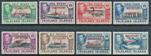 Falkland Islands Dependency South Shetlands SG D1-D8 1944 MLH Set of 8