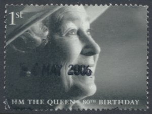 GB Sc# 2366  SG2622 Used  QE II Birthday   see details / scans