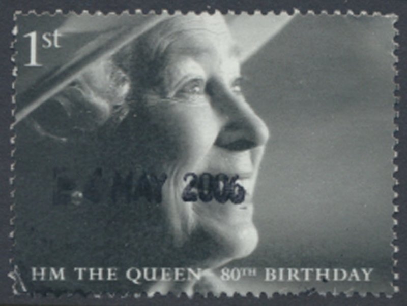 GB Sc# 2366  SG2622 Used  QE II Birthday   see details / scans