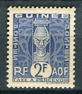 FRENCH COLONIES; GUINEE 1930s early Postage Due issue Mint hinged 2Fr. value