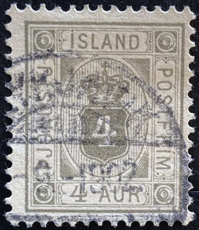 AlexStamps ICELAND #O11 VF Mint