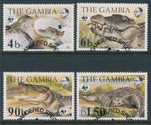 WWF Gambia Fine Used Mi 517 - 520