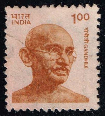 India #916 Mahatma Ghandi; Used (0.25)