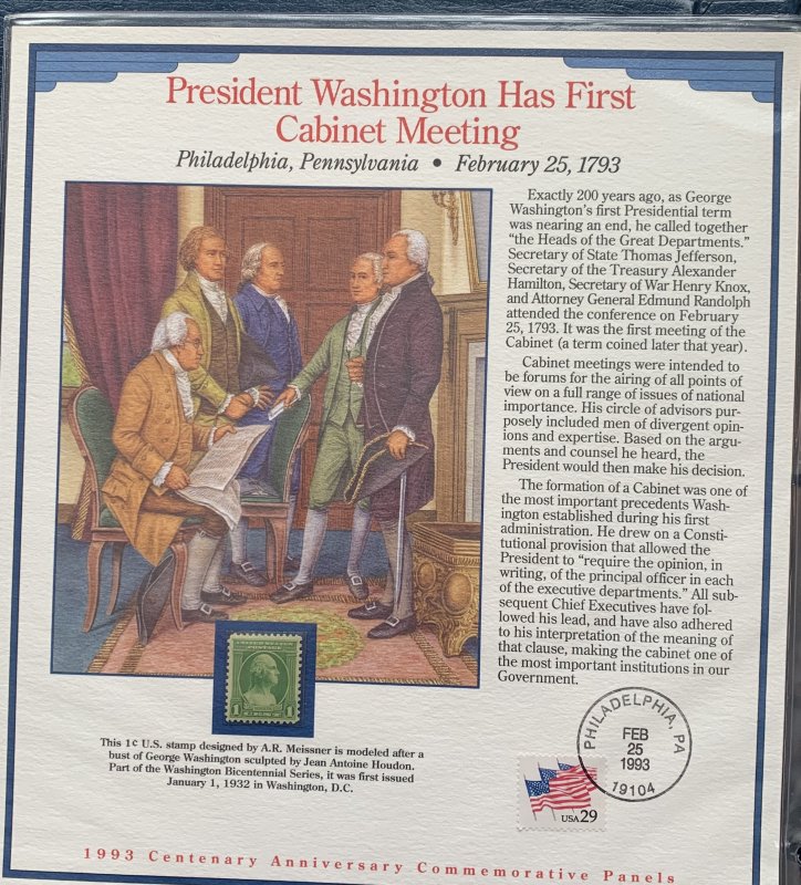 Centenary Anniversary Commemorative Panels.