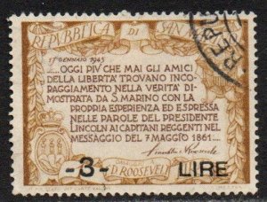 San Marino Sc #257G Used