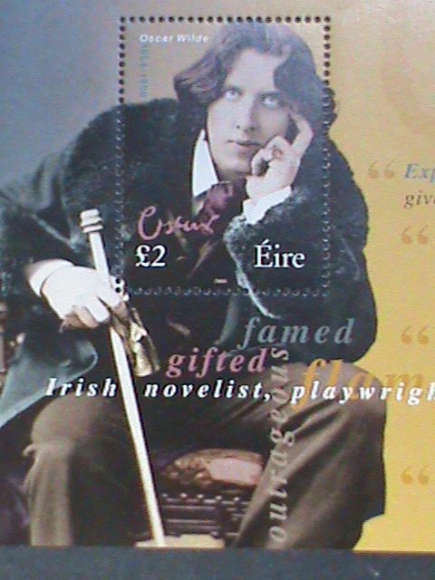 IRELAND 2000 SC#1237 THE HAPPY PRINCE-OSCAR WILDE-PLAYWRIGHT MNH S/S VF