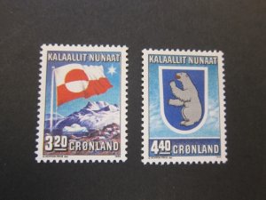 Greenland 1989 Sc 200-201 set MNH