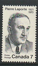 1971 Canada - Sc 558i - MNH VF - 1 single - Pierre Laporte - Dull