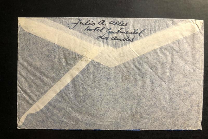 1936 Valdivia Chile Airmail Cover to Zurich Switzerland