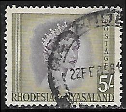 Rhodesia & Nyasaland 153 used 2017 SCV $7.50  -  10269