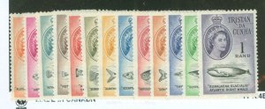 Tristan da Cunha #42-54 Unused Single (Complete Set)