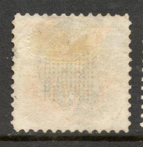 US Scott #116 XF Grill 1869 Pictorial Stamp -  Fancy Cancel