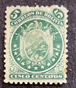 Bolivia #15 Used- SCV=$12.00