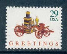 2713 29c Fire Pumper Fine MNH