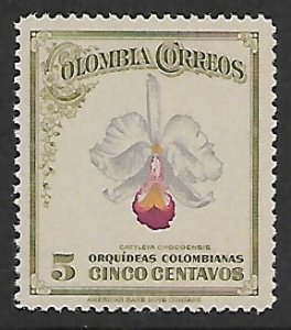 Colombia # 548 - Cattleya Orchid - MNH.....[Zw11]