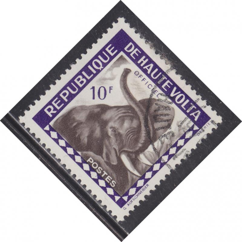 Burkina Faso O3 Elephant 1963