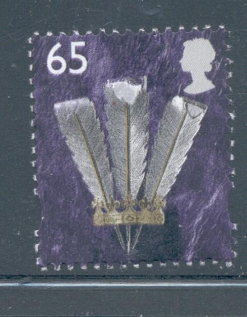 Great Britain Wales Sc 17 2000 65p Prince of Wales Feathers stamp mint NH