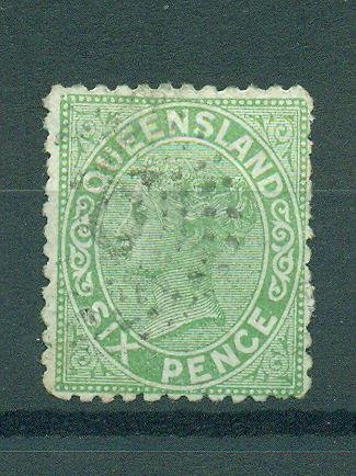 Queensland sc# 69 (3) used cat value $3.25