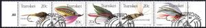 Transkei - 1983 Fishing Flies (4th series) Set Used SG 116a