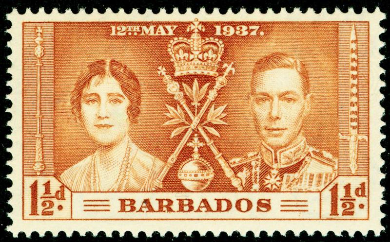 BARBADOS SG246, 1½d yellow-brown, NH MINT.