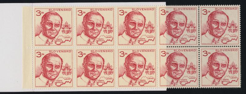 Slovakia 216 Booklet MNH Pope John Paul II