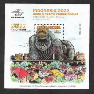 SD)2022 INDONESIA  WORLD PHILATELIC EXHIBITION, STAMP CHAMPIONSHIP, COMMEMORATI