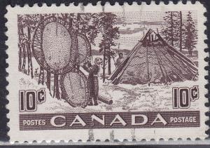 Canada 301 Drying Animal Hides 1950