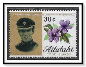 Aitutaki #78 Princess Anne's Wedding MNH