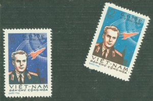 Vietnam/North (Democratic Republic) #174-5  Single (Complete Set) (Space)