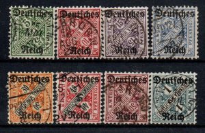 Wurttemberg O176-O183 Set Used