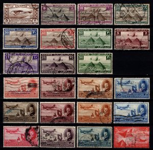 Egypt, pre-1953 various Airmail issues [Used]