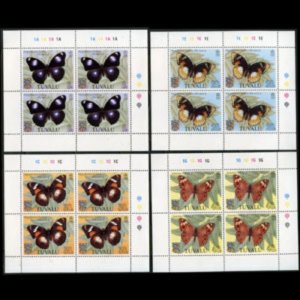 TUVALU 1981 - Scott# 146-9 S/S Butterflies NH