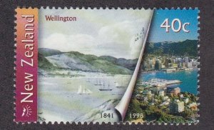 New Zealand # 1557, Wellington, Old & New Views, Used