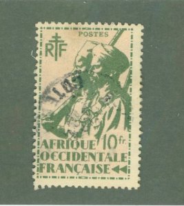 FRENCH WEST AFRICA  33 USED BIN $0.80