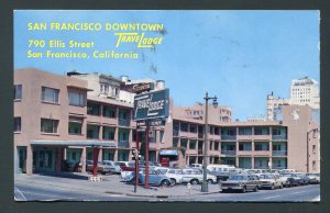 1967 Travel Lodge Hotel Postcard - San Francisco, California to Muskegon, MI