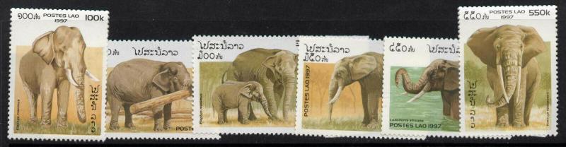 Laos 1329-34 MNH Elephants