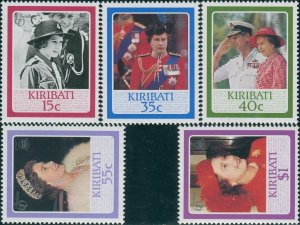 Kiribati 1986 SG251-255 Queens Birthday set MNH