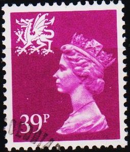 Great Britain. 1991 39p(Wales) S.G.W69 Fine Used