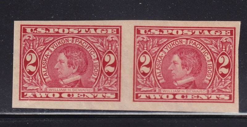 371 VF-XF original gum mint never hinged pair nice color cv $ 65 ! see pic !