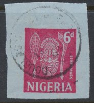 Nigeria  Airmail letter value  Benin Mask   please see scan