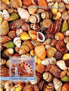 Guinea-Bissau MNH S/S Seashells 2009