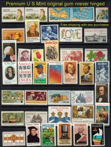 Premium U S Mint OGNH #1935 and Higher 40 Total stamps ⭐⭐⭐⭐⭐