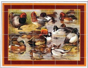 Guinea-Bissau - Ducks -  Sheet of 6 Stamps - GB1334