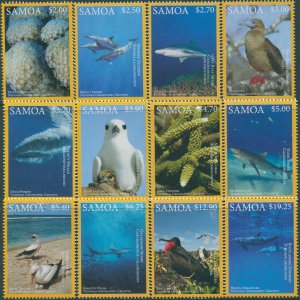 Samoa 2016 SG1359-1370 Pacific Marine Life set MNH