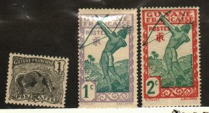 French Guiana #51, 109-10 MH