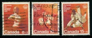 B7-B9 Canada Semi-postal, used