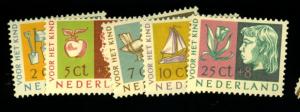 Netherlands #B259-63 MINT F-VF OG LH Cat$20.75