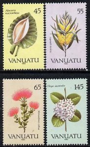 VANUATU - 1990 - Flora - Perf 4v Set - Mint Never Hinged