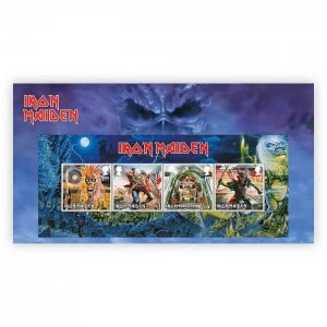 Royal Mail - Iron Maiden - Eddie - Sheet Pack of 4 stamps - MNH